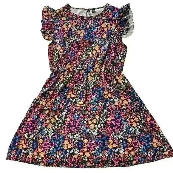 SHEIN Plus size 2XL Women’s floral dress short sleeve - Picture 1 of 7